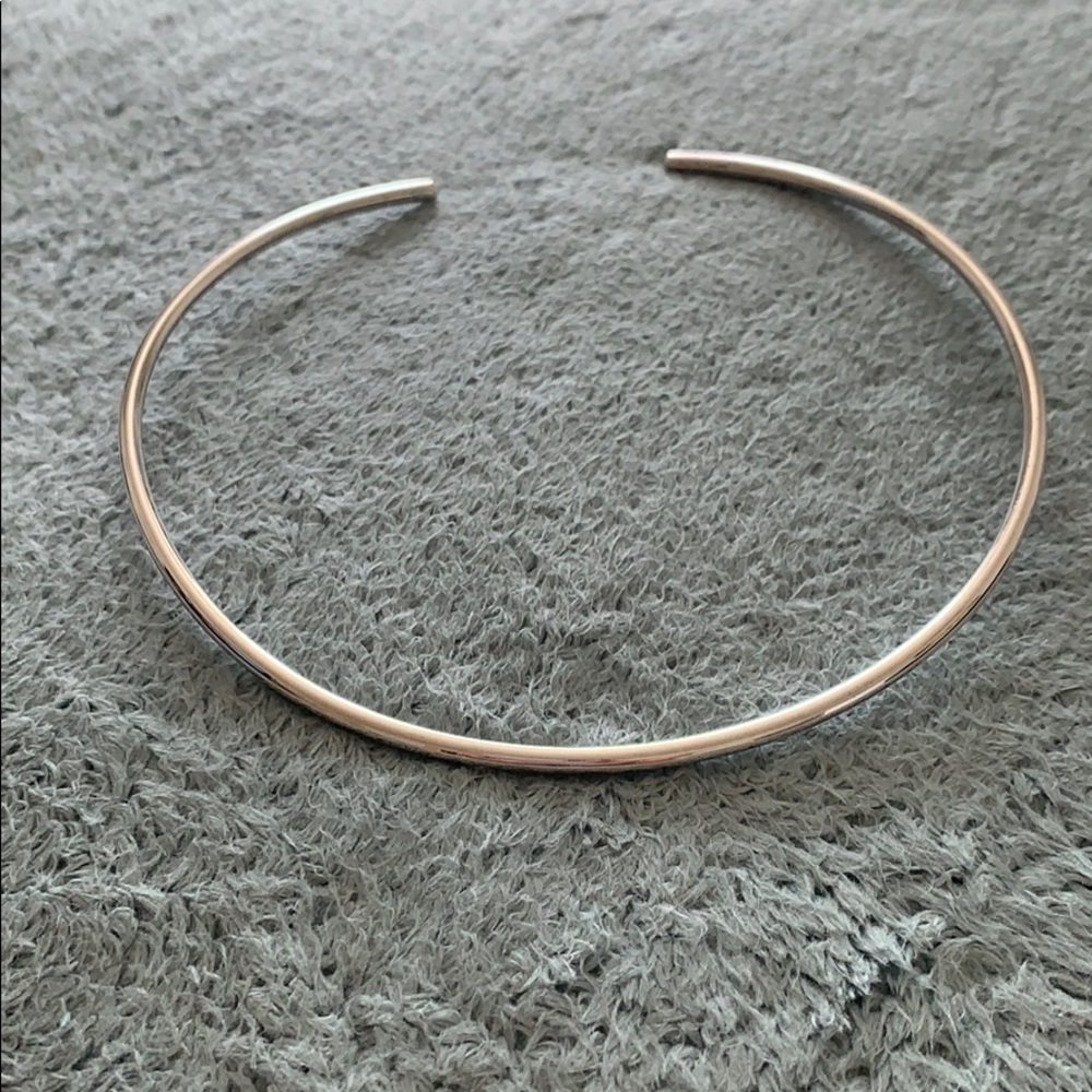 Sterling silver wire choker